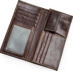 Чоловічий шкіряний гаманець Vintage 8х16,5 см acs0015722 - мініатюра 5