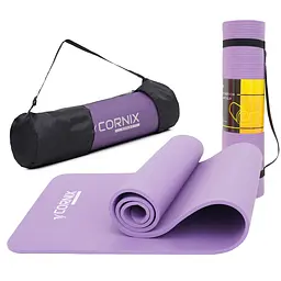 Килимок спортивний Cornix NBR 183 x 61 x 1 cм для йоги та фітнесу XR-0011 Violet - мініатюра 5