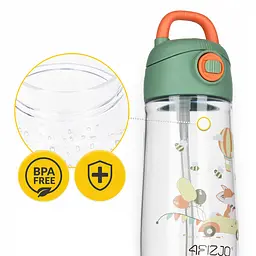 Пляшка для води дитяча 4FIZJO 550 мл Mix (P-5905973403719) - мініатюра 10