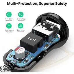 Автомобільний зарядний пристрій UGREEN ED018 Dual USB Car Charger (50875) - мініатюра 3