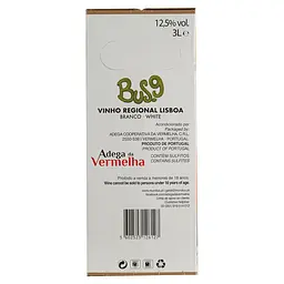 Вино Bus.9 Vinho Regional Lisboa Fernao Pires-Moscatel Graudo, біле, сухе, 3 л - мініатюра 4