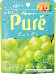 Жувальні цукерки Kanro Pure Gummy Muscat зі смаком мускату 54 г
