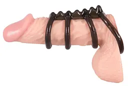 Ерекційні кільця Bad Kitty Cock Ring чорні - мініатюра 5