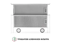 Витяжка Perfelli TL 602 WH LED - мініатюра 7