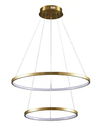 Підвісний світильник, люстра Goldlux 329189 Lea 2 Led 2x35W 4000K 4600Lm IP20 Золото - мініатюра 2