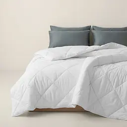 Полуторна ковдра Cosas з натуральної бавовни 4 сезони 155х215 White білий (Quilt_155x215_DSeason-SiliSoftPuff) - мініатюра 4