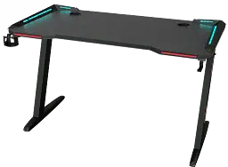Геймерський комп'ютерний стіл GT Racer T-1226 (120x60x73) Black - мініатюра 3