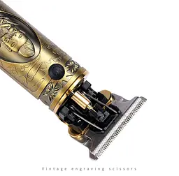 Професійна машинка для стрижки, окантовочна машинка VGR V-085 (Бронза) - мініатюра 7