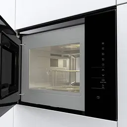 Мікрохвильова піч Gorenje вбудовувана 25л 900Вт гриль дисплей інвертор чорний - мініатюра 4