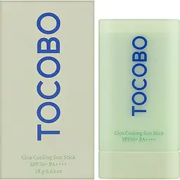 Сонцезахисний стік із охолоджуючим ефектом Tocobo Cica Cooling Sun Stick SPF50+ PA + + + + 18 г - мініатюра 2
