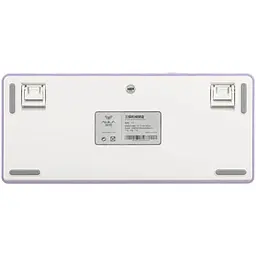 Клавіатура бездротова F75, White/Purple, Bluetooth 5.0 / 2.4GHz USB / Type-C, механічна (переми Aula teh0028292 - мініатюра 6