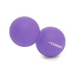 Масажний м'яч подвійний Cornix Cornix Lacrosse DuoBall 6.3 x 12.6 см XR-0114 Purple - мініатюра 3