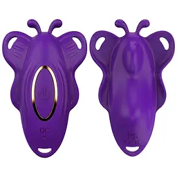 Силіконовий смарт-вібратор-трусики LoveSpouse Panties безшумний з ремінцями 9 режимів фіолетовий - мініатюра 2
