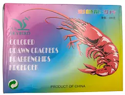 Чіпси кольорові зі смаком креветок Colored Shrimp Chips Uncooked Prawn Cracker 200 г