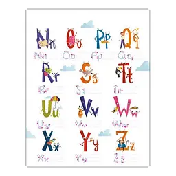 Навчальний зошит Видавництво Ранок English for kids: My Funny ABC Sticker Book з наклейками - мініатюра 3
