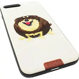 Чохол-накладка PUZOO TPU+TPU with stitchwork craft Ballon Dog iPhone 7 Plus/8 Plus White - мініатюра 4