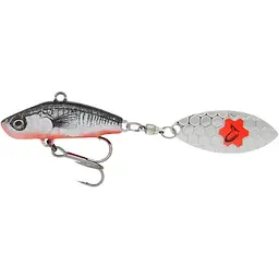 Тейл-спінер Savage Gear 3D Sticklebait Tailspin 65mm 9.0g Білий/Червоний (1013-1854.43.97)