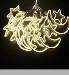 Світлодіодна гірлянда-світлова завіса Xmas Copper Curtain 4,3 м з 5 зірками XPRO (47647-7260_494) - мініатюра 1