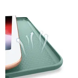 Чохол-книжка BeCover Tri Fold Soft TPU Silicone для Apple iPad 9.7 2017/2018 A1822/A1823/A1893/A1954 Dark Green (711129) - мініатюра 4