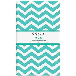 Простирадло Cosas полуторне 155х240 mint zigzag, м'ята (ZigMint_155s)