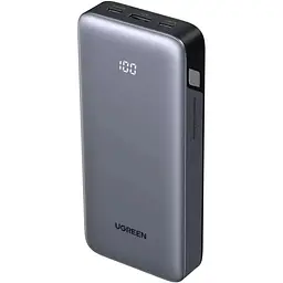 УМБ Ugreen 20000mAh 30W PD/QC, USB-A, 2xUSB-С (PB532) Gray