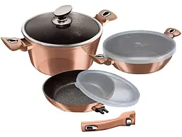 Набір посуду Berlinger Haus Metallic Line Rose Gold Edition (BH-7051)