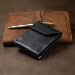Чоловічий шкіряний зажим для грошей GRANDE PELLE 10х8х0,7 см acs0018647 - мініатюра 9