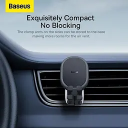 Автотримач для телефона Baseus Stable Gravitational Car Mount Air Outlet у повітропровід - мініатюра 6