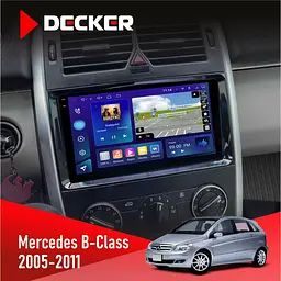Штатна магнітола Mercedes-Benz B-Class (W245) 2005-2011 Decker D9-005 4x64, DSP, 360, 4G, 2k Decker (НФ-00003694)