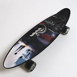 Скейт пенні борд Best Board, дошка 55 см, PU колеса, світлові ефекти, діаметр 6 см, C40310 (В асортименті) - мініатюра 3