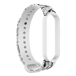 Ремінець ArmorStandart This is the Way для Xiaomi Mi Band 7/6/5 Throoper patern White (ARM59260) - мініатюра 2