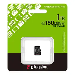 Карта пам'яті microSDXC (UHS-1 U3) Kingston Canvas Select Plus Gen3 1Tb class 10 А1 V30 (R-150MB/s) - мініатюра 2