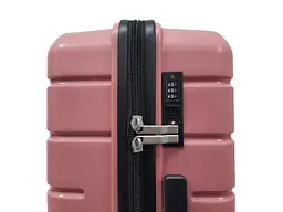 Валіза маленька S поліпропілен Madisson Snowball 01103 58×37×22см 35л Рожеве золото - мініатюра 5