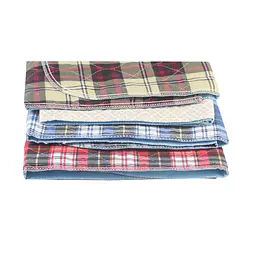 Багаторазова пелюшка для собак Derby Washable Reusable Pet Pee Pad Beige Plaid 60х90 см - мініатюра 3