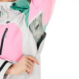 Куртка штормова Picture Organic Abstral+ 2.5L Women L Білий-Рожевий - мініатюра 4