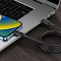 Кабель Proove Dense Metal Type-C to Lightning 27W (1m) black (CCDM27002101) - мініатюра 6