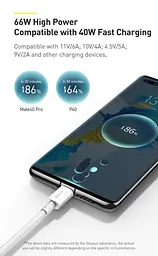 Кабель Baseus Superior Series Fast Charging USB to USB-C 66W 1m (CATYS-01) Black [67658] - мініатюра 9