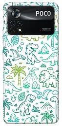 TPU чохол Demsky Dino pattern для Xiaomi Poco X4 Pro 5G