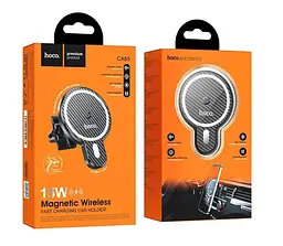 Автомобільний тримач для телефону Hoco CA85 з бездротовою зарядкою MagSafe 5W-15W - мініатюра 8