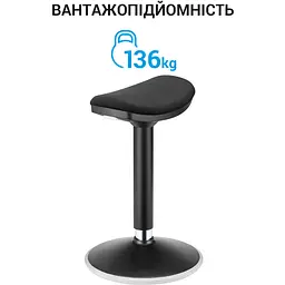 Стілець OfficePro із регулюванням висоти чорний (S360) - мініатюра 6