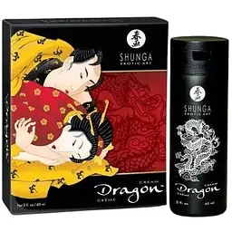 Стимулюючий крем для пар Shunga Dragon Cream 60 мл ефект тепло-холод і поколювання - мініатюра 2