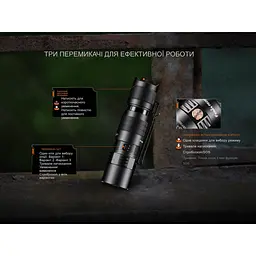 Ліхтар тактичний кишеньковий Fenix PD26R ACE 1300 лм - мініатюра 14