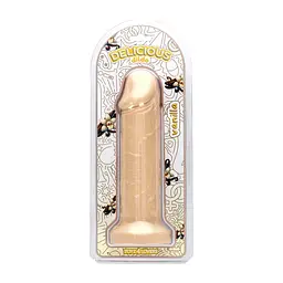 Фалоімітатор з ароматом ванілі - Toyz4lovers Delicious Dildo Vanilla, 25 см - мініатюра 1