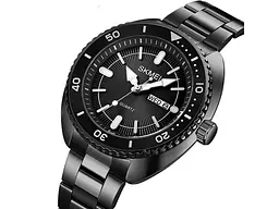 Чоловічий наручний годинник 2256BK Black Skmei acs0030104 - мініатюра 3