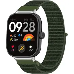 Ремінець DK CDK Nylon Sport Loop для Xiaomi Redmi Watch 4 (017323) (olive flak) - мініатюра 2