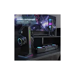 Навушники Fifine H6 RGB 7.1 Black (H6) - мініатюра 2