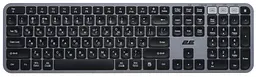 Клавіатура мембранна KS240 110key, WL/BT, EN/UK, сіро-чорний 2E teh0013890
