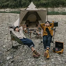 Крісло-качалка складане Naturehike NH21JJ004 бежеве - мініатюра 4