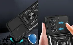 Панель BeCover Military для Oppo A60 Black (713078) - мініатюра 4