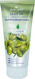 Мультифункціональний крем Belle Jardin Home Spa для обличчя, тіла та рук Оливкова олія, 200 мл